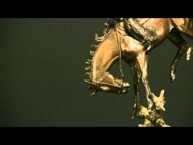 Chris Navarro bronze sculpture Cowboy Tough