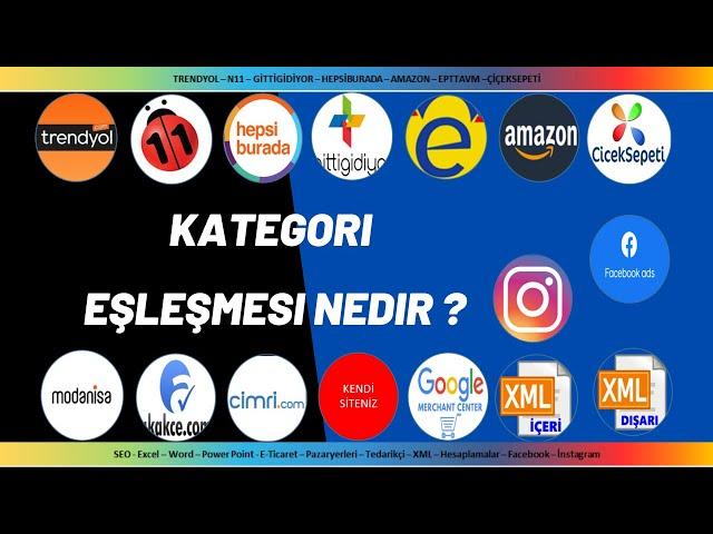 Pazaryeri Entegrasyonu kategori eşleşmesi nasıl yapılır