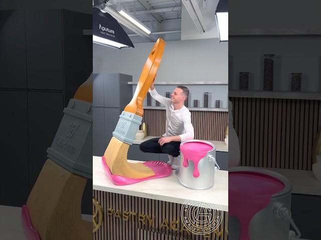 Chocolate Paintbrush! ️ Painting the world with chocolate! #amauryguichon #chocolate