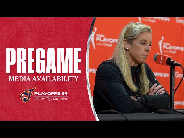 Indiana Fever Pregame Media Availability (at Connecticut Sun) | September 25, 2024