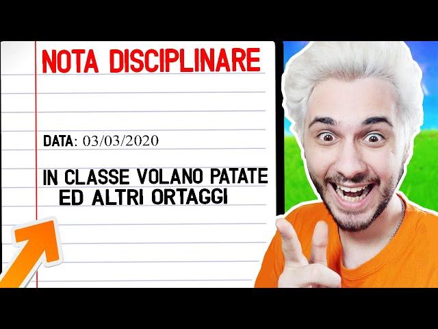 SVELO le MIE NOTE SCOLASTICHE PIÙ ASSURDE! *DIVERTENTI* Fortnite ITA