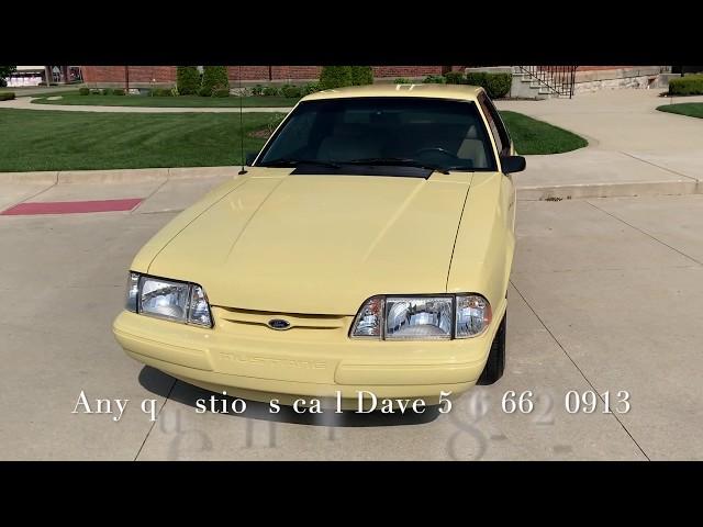 1988 Ford Mustang LX "Notchback" / "Coupe" for sale