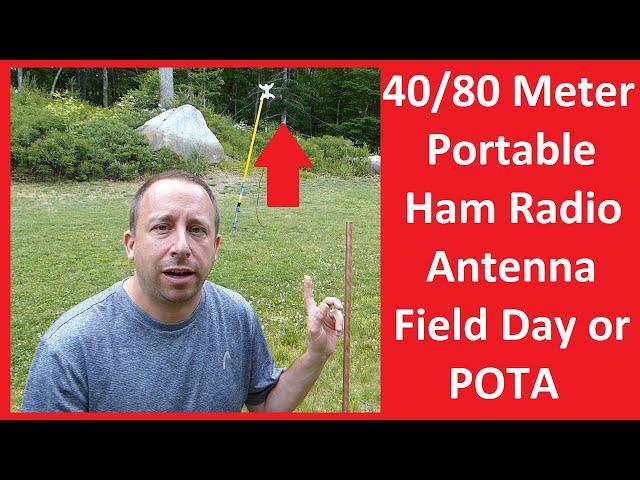 Portable Ham Radio Antenna Project - 20/40 Meter Linked Dipole for POTA