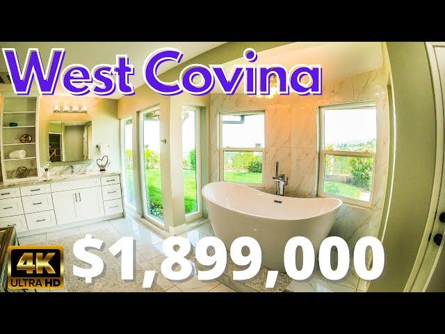 South Hills West Covina California Home Tours in 4K video Mansion 180 Degree CITY VIEW Spanish Colon