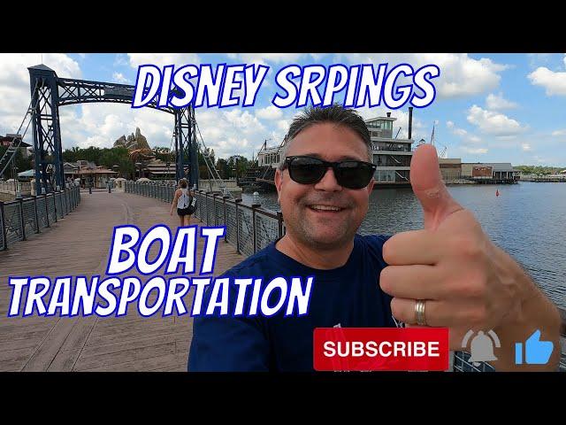 How to Utilize Disney Springs Boat Transportation For Disney World Resorts!