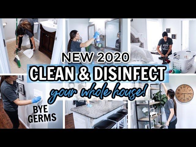 ENTIRE HOUSE CLEAN WITH ME 2020 | DISINFECTING CLEANING MOTIVATION | DEEP CLEAN WITH ME