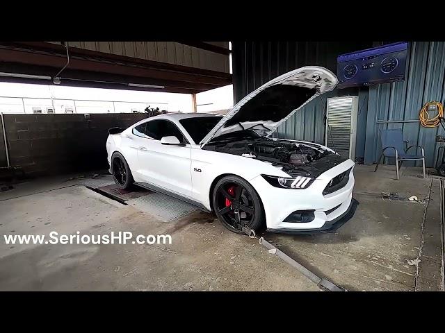 2017 Mustang Performance on the Dyno Tune at Serious HP.