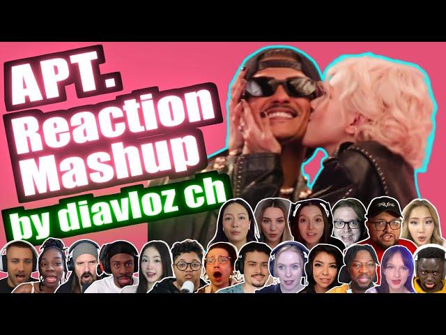 【ROSÉ & Bruno Mars】APT. Reaction Mashup!!!!