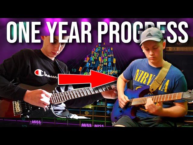 One Year Guitar Progress Using Rocksmith (2019-2020)