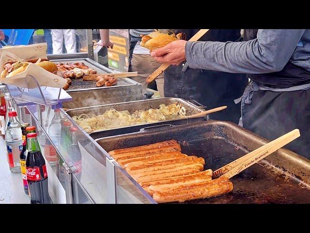 `Bratwurst’ Street Food in Freiburg,Germany