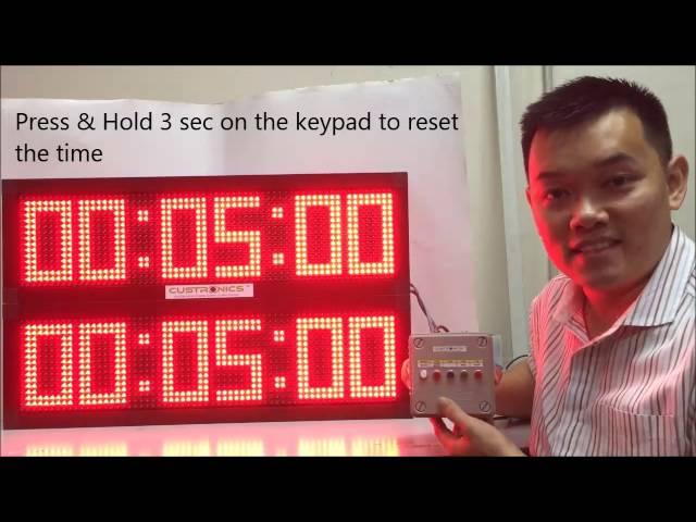 LED CountDown Timer HHMMSS | LED Display design & Manufacturer Malaysia l LED Display Panel Malaysia