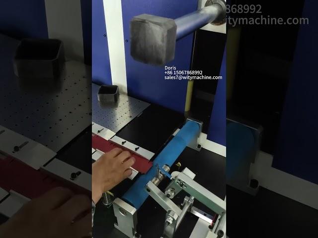 Rectangle box labeling machine