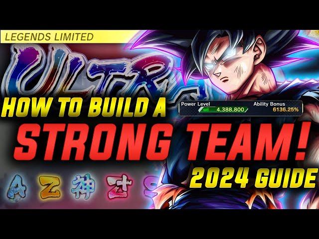 How to Make the STRONGEST TEAM for BEGINNERS 2024! (Dragon Ball Legends)