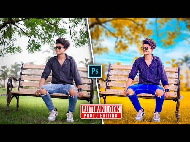 Autumn Look Photo Editing in Photoshop in Hindi - Educative Bikash