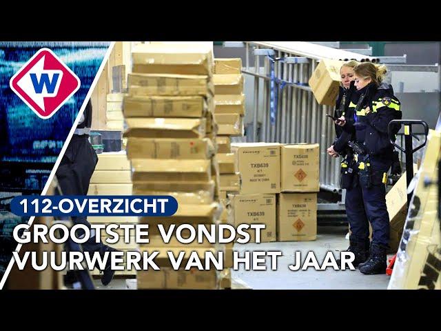 10.000 kilo vuurwerk gevonden in woonwijk | 112-overzicht