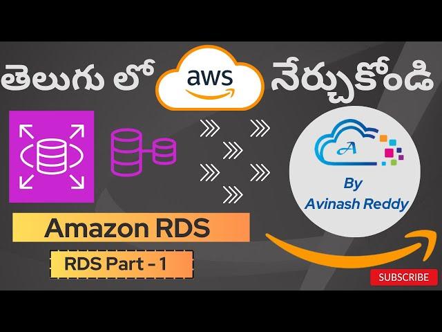 AWS in Telugu : RDS Part-1 : What is RDS/Relational Database Service Part-1