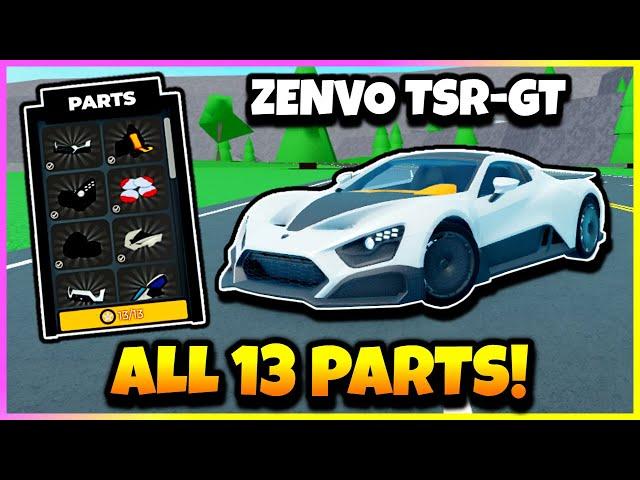 ALL *13 ZENVO PART LOCATIONS* in CAR DEALERSHIP TYCOON! (SCAVENGER HUNT 2024) [ROBLOX]