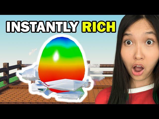 I Became BILLIONARE in 1 MINUTE in Grow a Garden
