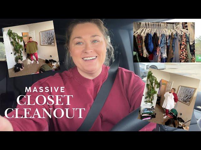 MASSIVE CLOSET CLEANOUT | vlog 259