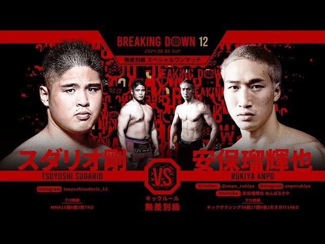 期間限定！【安保瑠輝也vsスダリオ剛】試合フル映像/大晦日対抗戦特別企画！