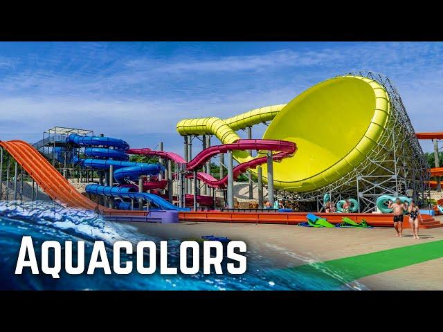 ALL WATER SLIDES at Aquacolors Poreč, Croatia!