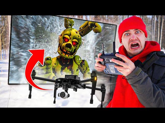 My Drone Catches Animatronics on Camera But They Attacked Us!