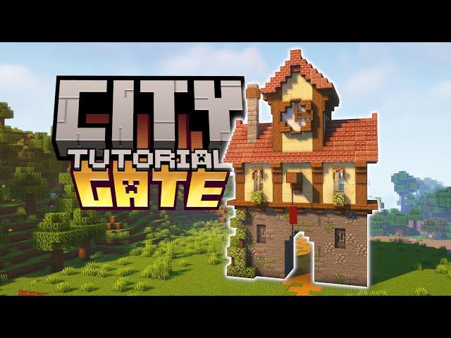 Minecraft | How to build a medieval city gate