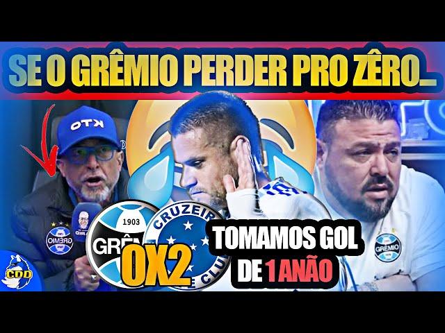  VAMOS RIR? CRUZEIRO ganha do GRÊMIO e GREMISTAS REAGEM