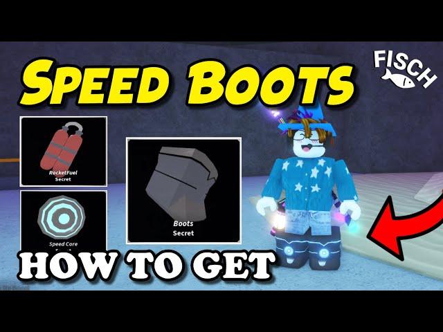 Fisch Secret BOOTS Update Full Guide | How To Get Speed Boots Quest, 2X XP, Eggs (Roblox Fisch)