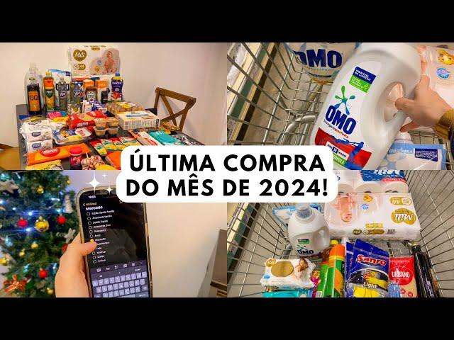 ÚLTIMA COMPRA DO MÊS DE 2024  Dicas de produtos de limpeza e VALOR total