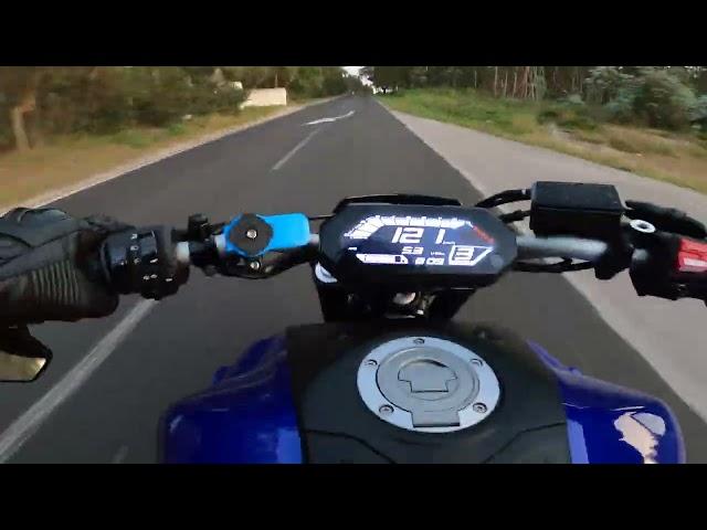 Yamaha MT-07 (Akrapovic Sound) Ride after work 