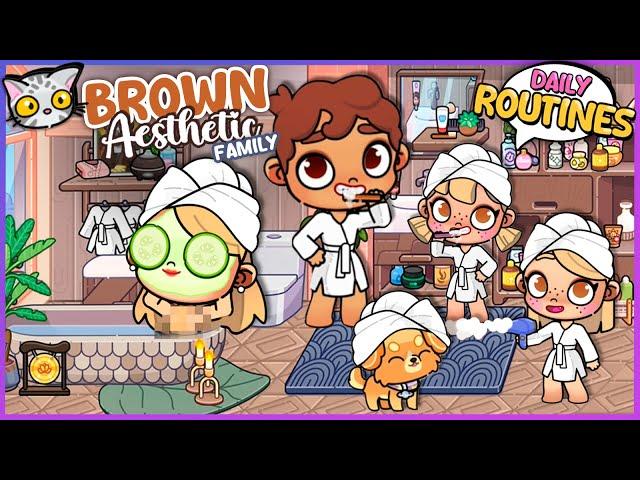  Daily Routines  A Day with the Brown Family: From Waking Up to Cleaning in Avatar World 