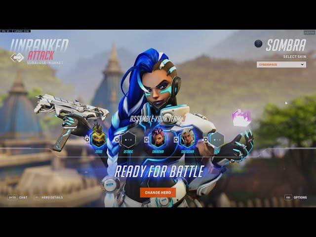 Overwatch 2 (One Hour) Gameplay No Commentary (1080p 60fps)