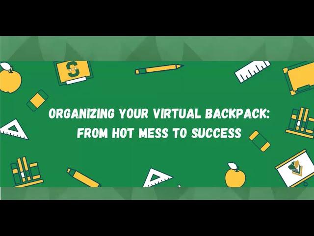 Virtual Backpack Webinar Series - Episode 2