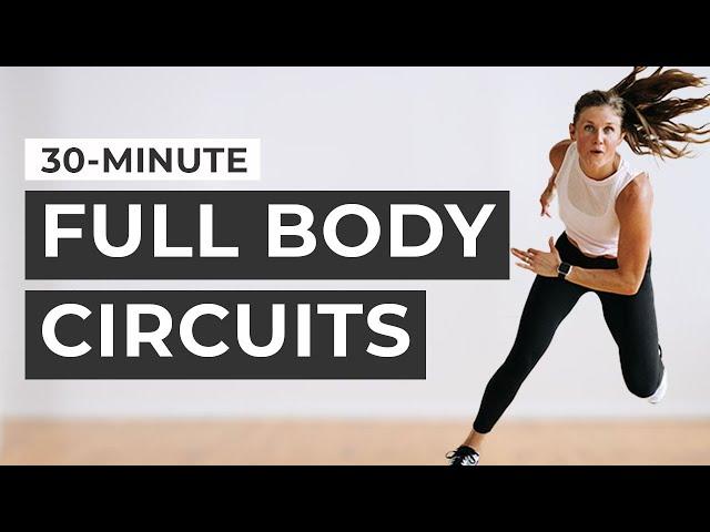 30-Minute Full Body CIRCUIT WORKOUT with Dumbbells 