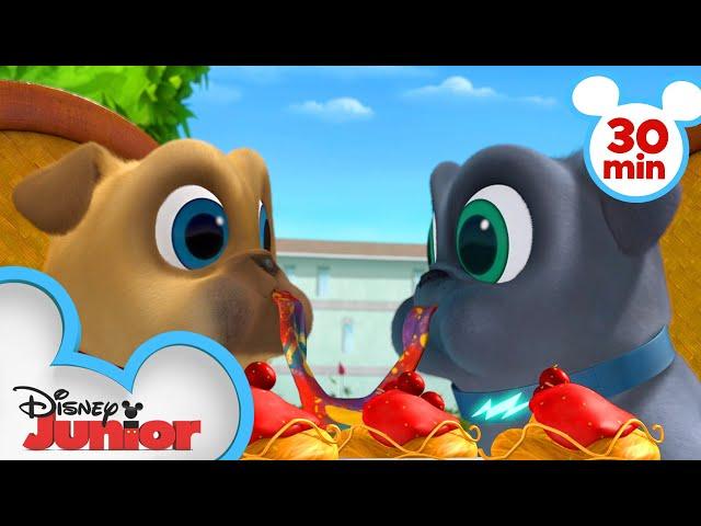 Bingo and Rolly Travel Across Europe! | 30 Minute Compilation | Puppy Dog Pals| Disney Junior