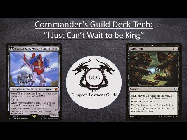 Starscream, Power Hungry: Commander's Guild Deck Tech/Gameplay