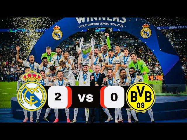 Real Madrid x Dortmund | 2 - 0 | Extended Highlights And Goals | UEFA Champions League Final 2024 |