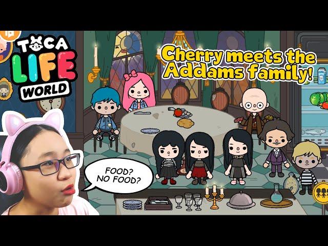 Toca Life World!!! - Cherry Meets The Addams Family - Let's Play Toca Life World!!!