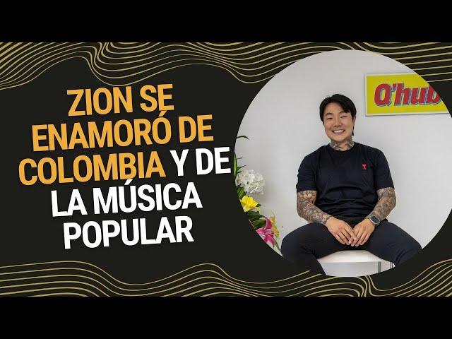 Zion se enamoró de Colombia y de la música popular