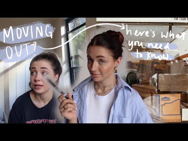 MOVING OUT FOR THE FIRST TIME  knowing you're ready, costs, what you need.. (you asked, I answered)