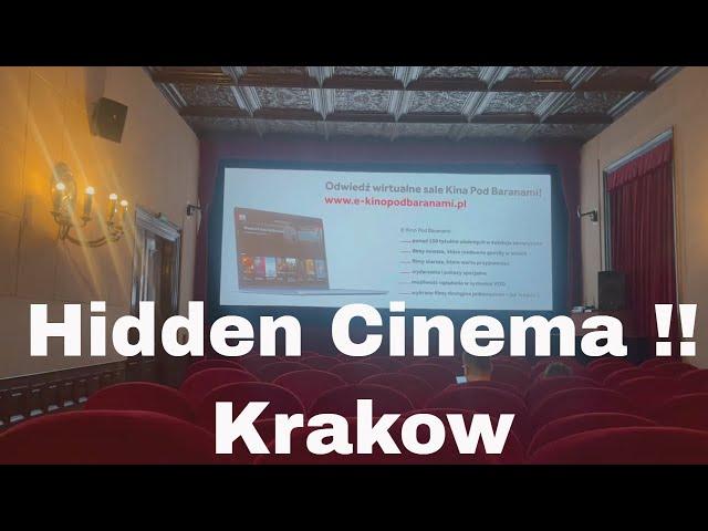 Hidden Gem!! | Enjoy A Movie In The Unusual Cinema | Kino Pod Baranami Old Town Krakow