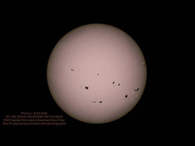 8 25 2024 Solar Imaging