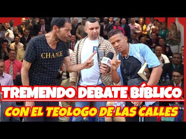 TEOLOGO DE LAS CALLES SE ENFRENTA A UN CREYENTE EN DEBATE Y SALE DE CONTROL #debatebiblico  #teolog