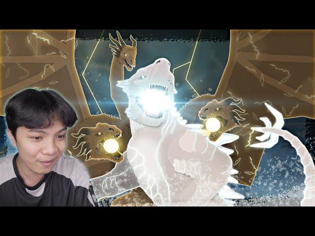 KETIKA 2 VILLAIN TERKUAT MONSTERVERSE BERTARUNG! KING GHIDORAH vs SHIMO