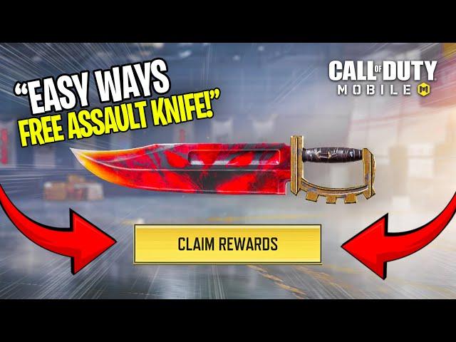 Easy Ways to Unlock FREE ASSAULT KNIFE in CODM! 