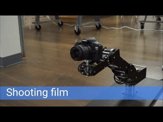 Shooting movie by Dorna Robotic Arm