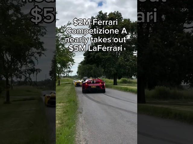 $2M Ferrari Competizione A nearly takes out $5M LaFerrari