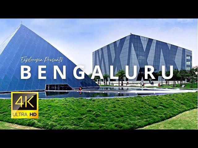 Bengaluru, (Bangalore), India  in 4K 60FPS ULTRA HD HDR Drone Video (Silicon Valley of India)