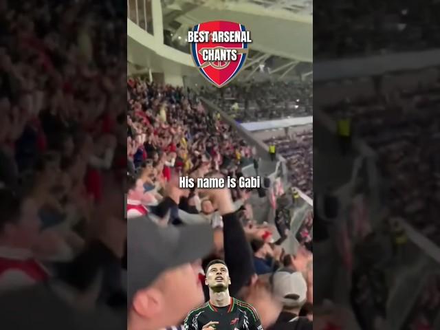 NEW CHANT! His Name Is Gabi, He's From Sao Paulo! #arsenalfans #arsenalchants #realmadrid #arsenal